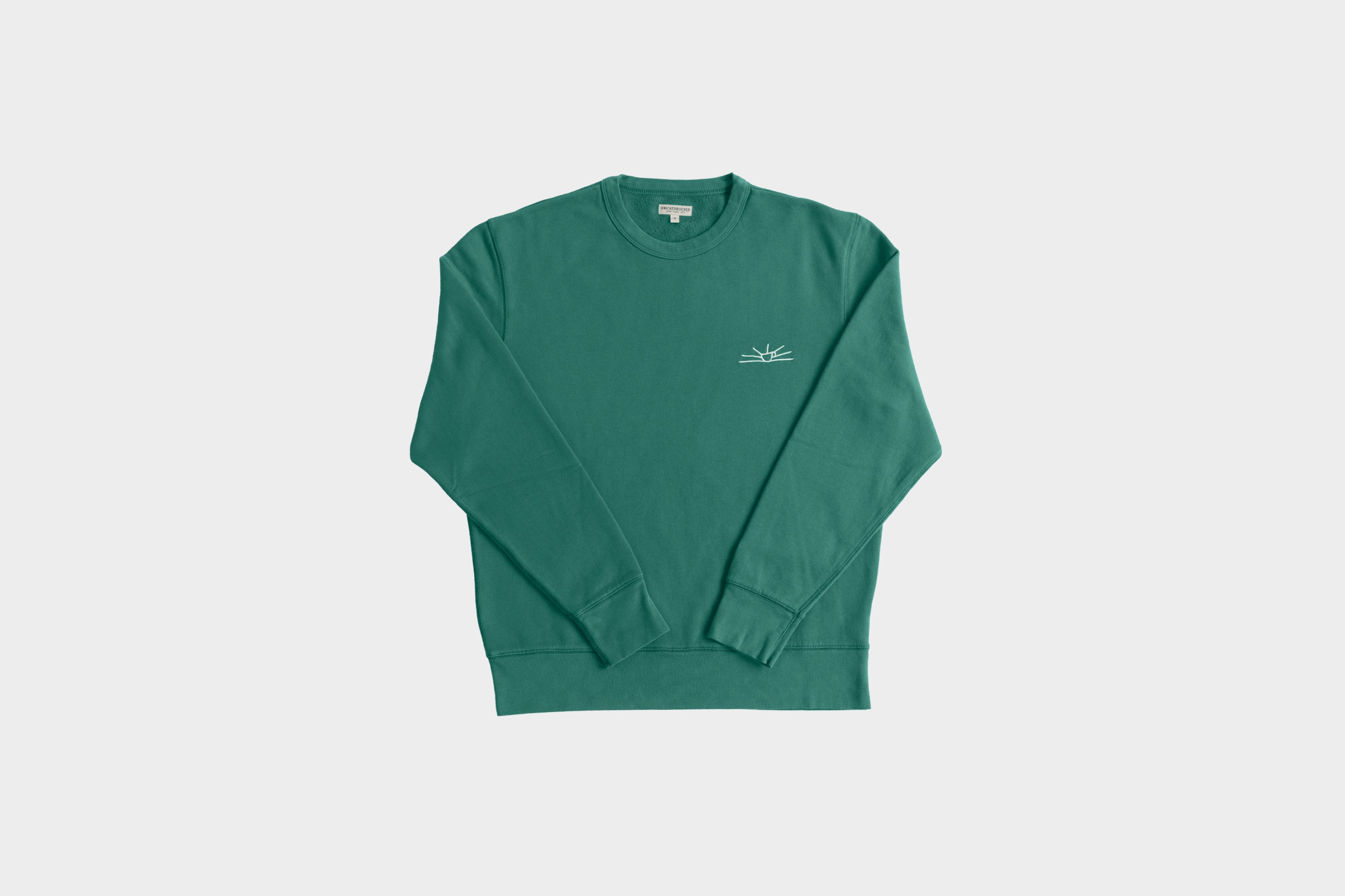 Hunter green crew discount neck